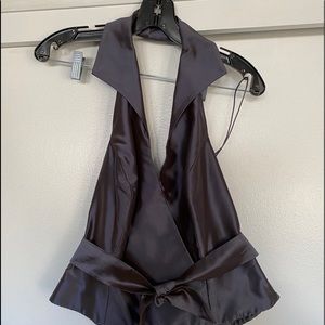 Carmen Valvo halter top